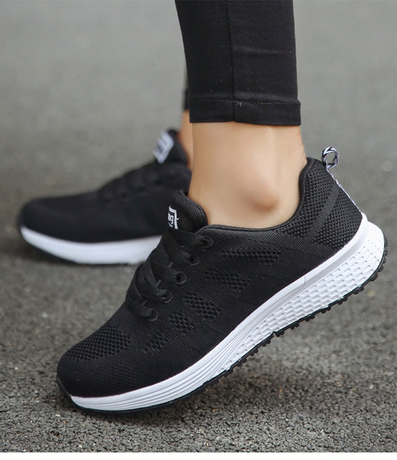 Ergonomische Damen Schuhe – Leichte Freizeitschuhe mit Komfort-Sohle – Atmungsaktiv, Größe 36–42