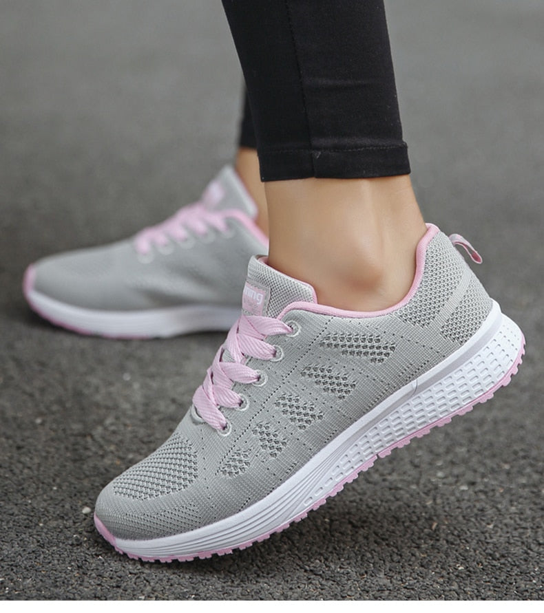 Ergonomische Damen Schuhe – Leichte Freizeitschuhe mit Komfort-Sohle – Atmungsaktiv, Größe 36–42