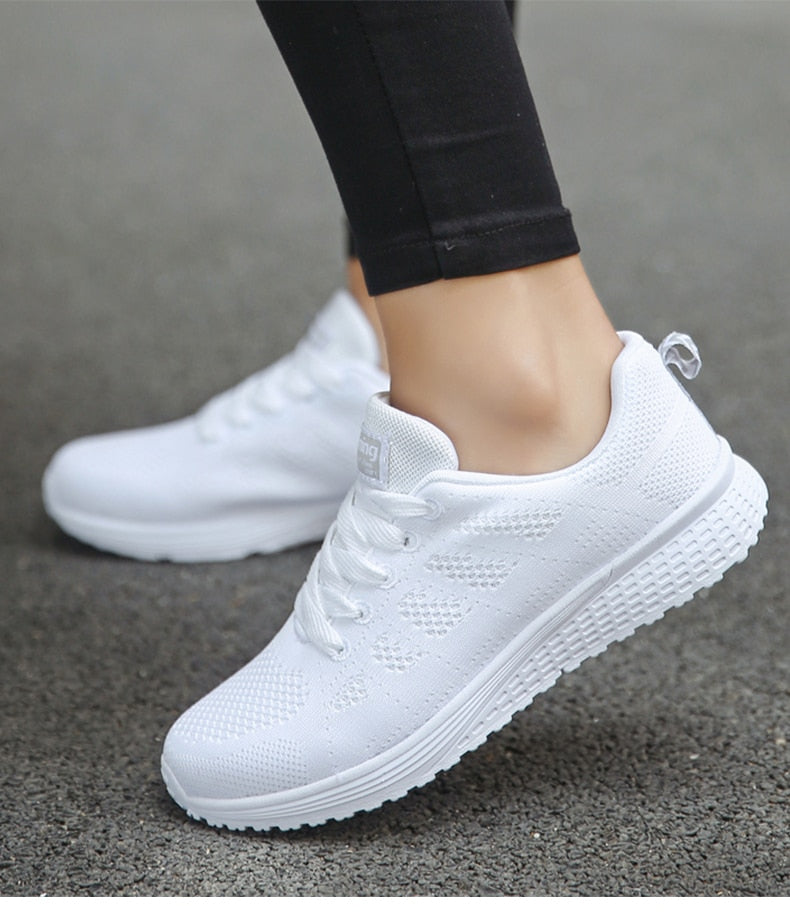 Ergonomische Damen Schuhe – Leichte Freizeitschuhe mit Komfort-Sohle – Atmungsaktiv, Größe 36–42