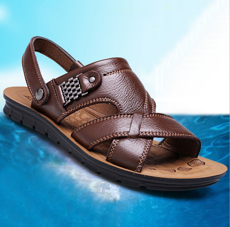 Bequeme Herren Sandalen mit Schnalle – Verstellbar, Rutschfest & Komfortabel – Größe 40–47 – Ideal für Sommer, Freizeit & Urlaub