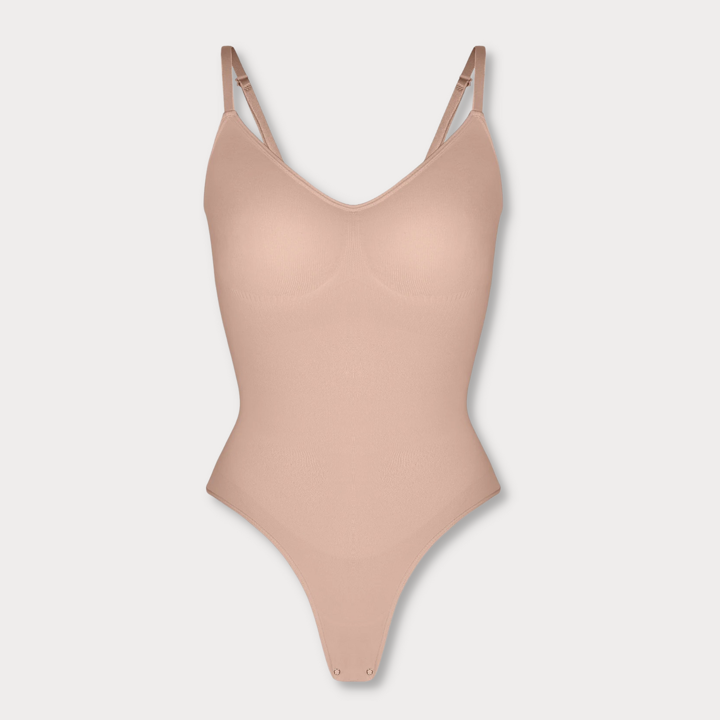 Shapewear Bodysuit – Schwarz/Beige/Braun – Damen – Größe XS-3XL