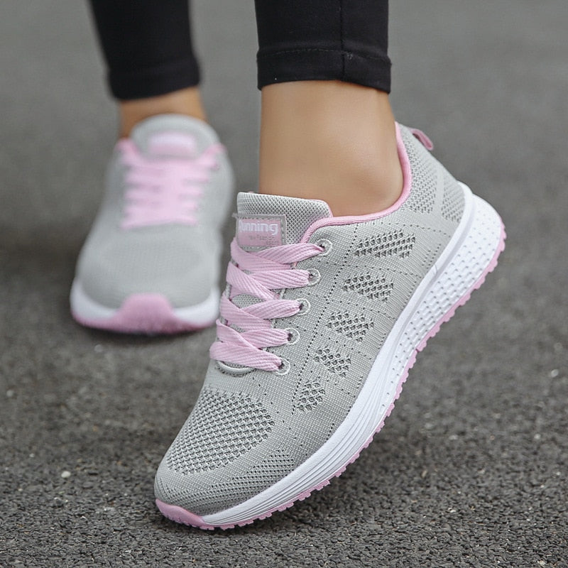 Ergonomische Damen Schuhe – Leichte Freizeitschuhe mit Komfort-Sohle – Atmungsaktiv, Größe 36–42