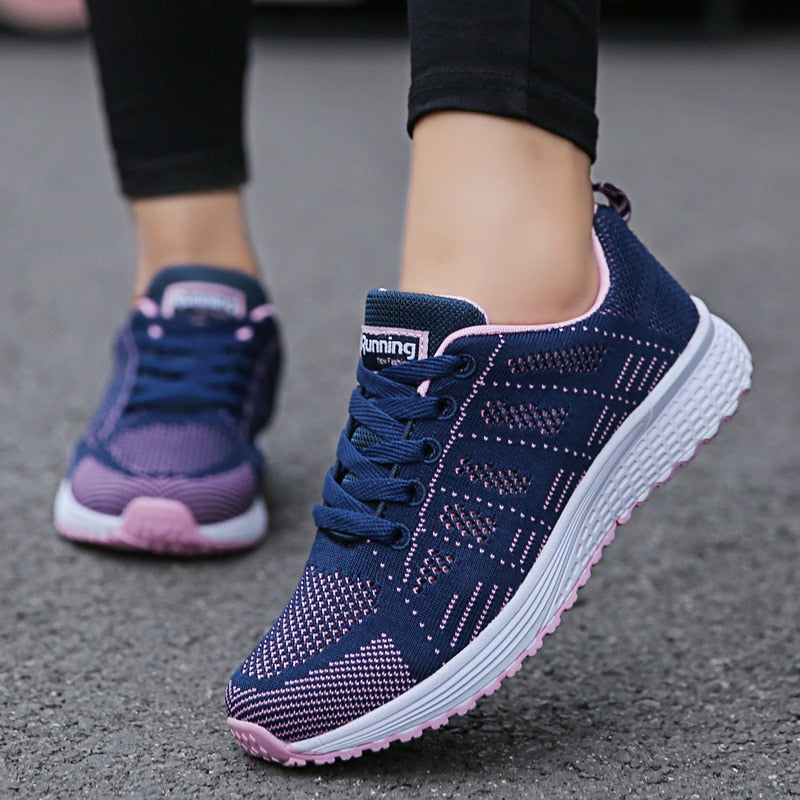 Ergonomische Damen Schuhe – Leichte Freizeitschuhe mit Komfort-Sohle – Atmungsaktiv, Größe 36–42