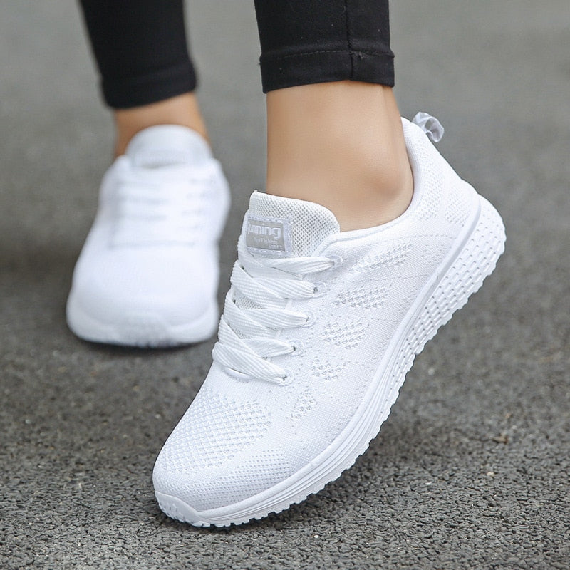 Ergonomische Damen Schuhe – Leichte Freizeitschuhe mit Komfort-Sohle – Atmungsaktiv, Größe 36–42