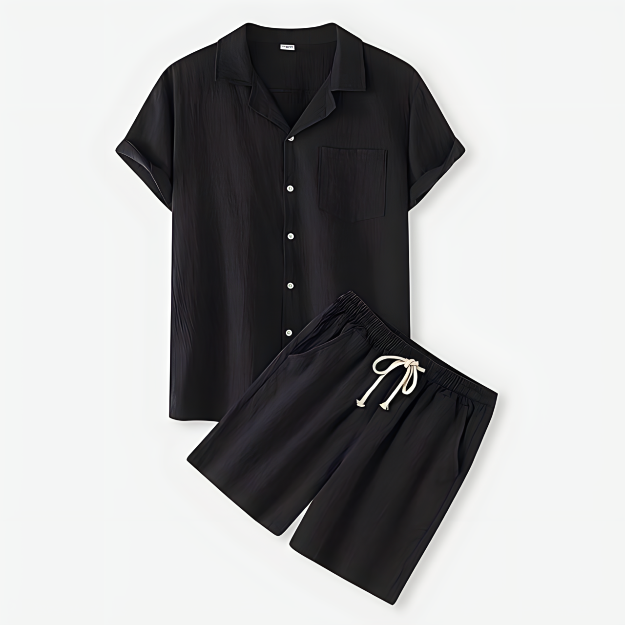 Stilvolles Herren Sommer-Set Shirt & Shorts – Modisch, Komfortabel & Leicht – Größe S–XXL – Ideal für Urlaub, Freizeit & Alltag