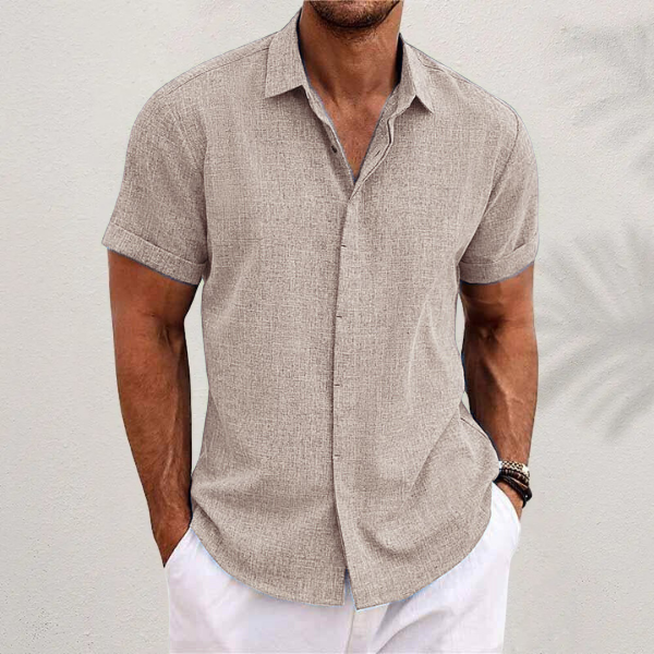 Sommer Hemd für Herren – Button-up Design, Leichter Stoff, Kurzarm – Größe S–XXL – Perfekt für Sommer, Freizeit & Urlaub
