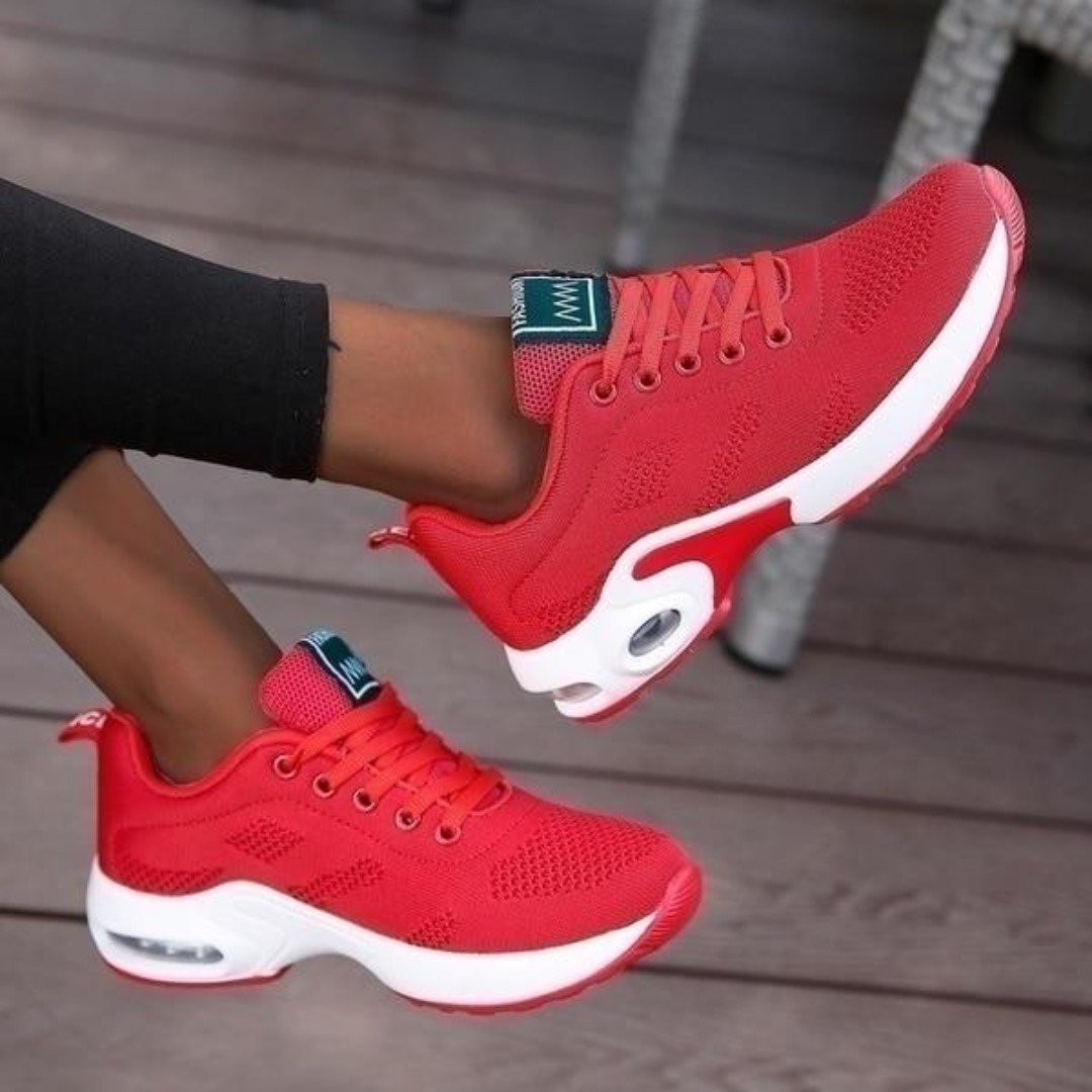 Orthopädische Schuhe Damen – Bequeme Alltagsschuhe mit Fußbett & Dämpfung – Größe 36–42 – Rosa/Blau, Schwarz, Blau/Lila, Grau/Rosa, Lila, Rot