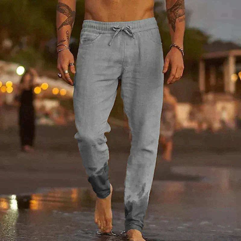 Herren Leinenhose – Komfortabel, Lässig, Atmungsaktiv – Leichtes Material, Verschiedene Farben – Größe S–XXL