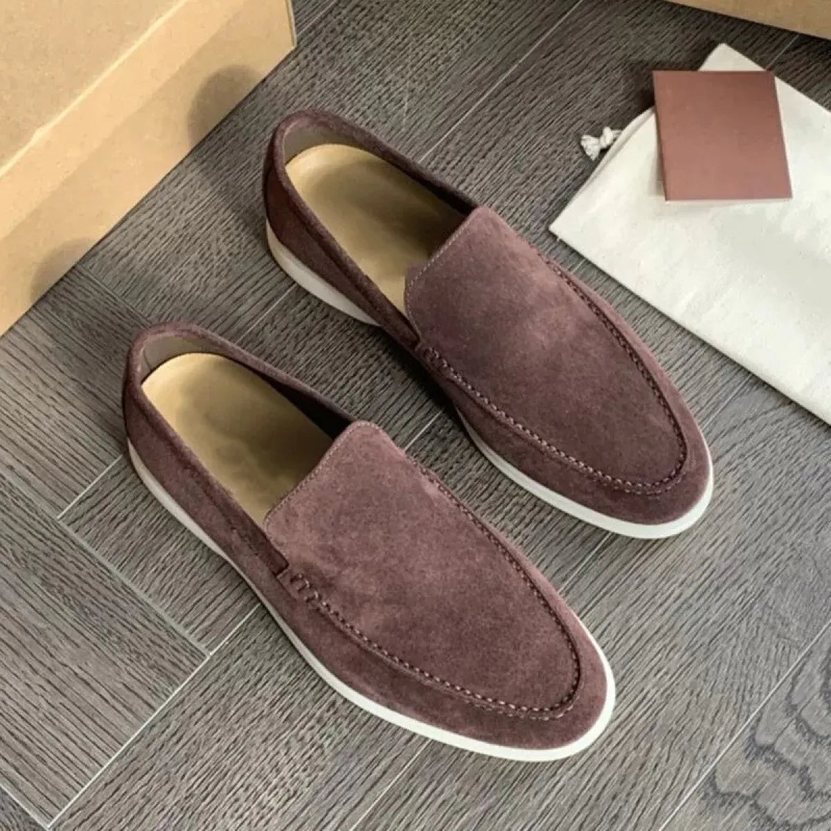 Premium Herren Leder Loafer – Elegant, Bequem & Zeitlos – Business-Schuhe für Büro, Events & Alltag – Größe 40–48