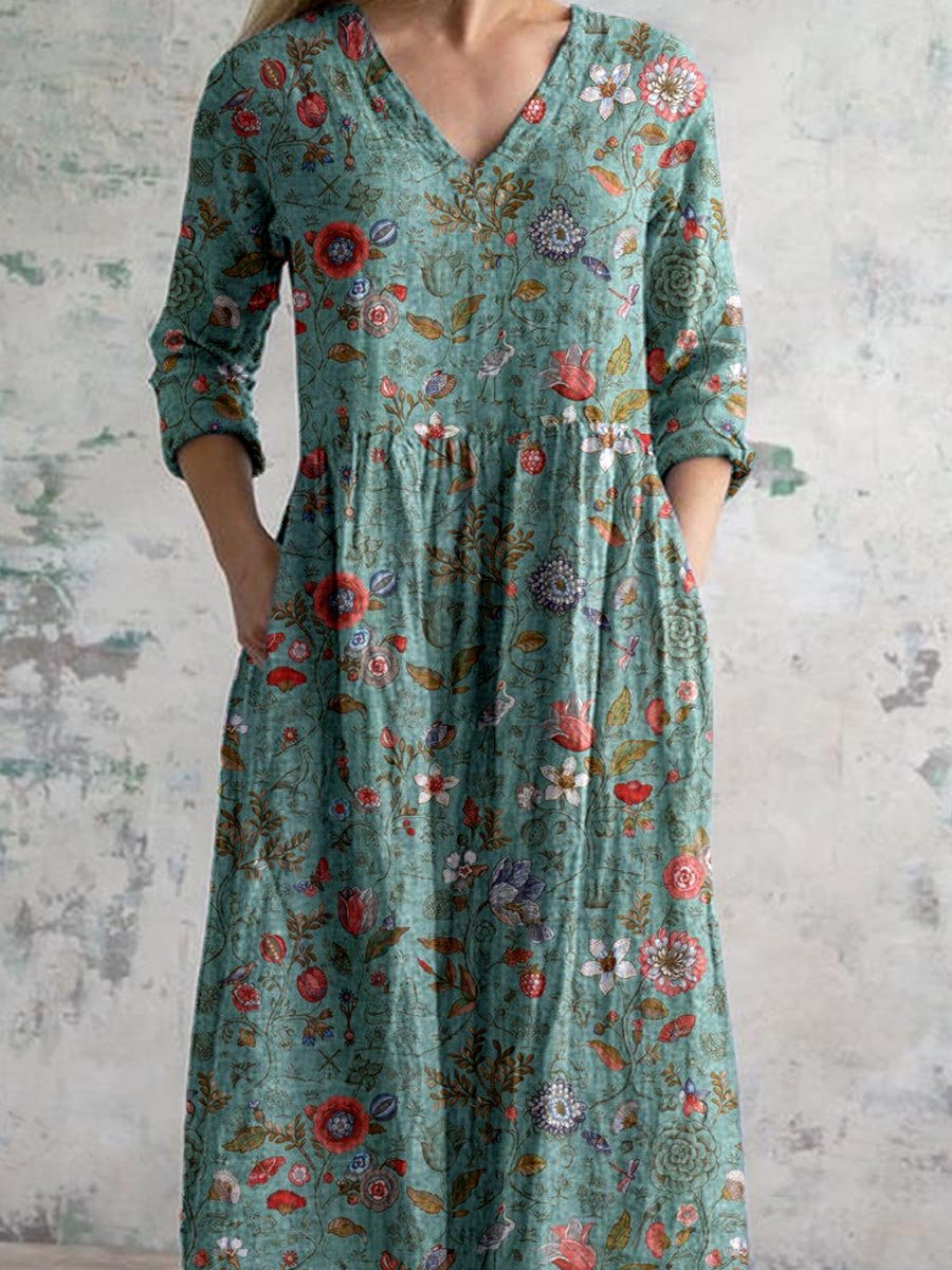 Luftiges Sommerkleid für Damen – Leichter Stoff, Fließender Schnitt – Größe S–3XL – Perfekt für Sommer, Urlaub & Freizeit