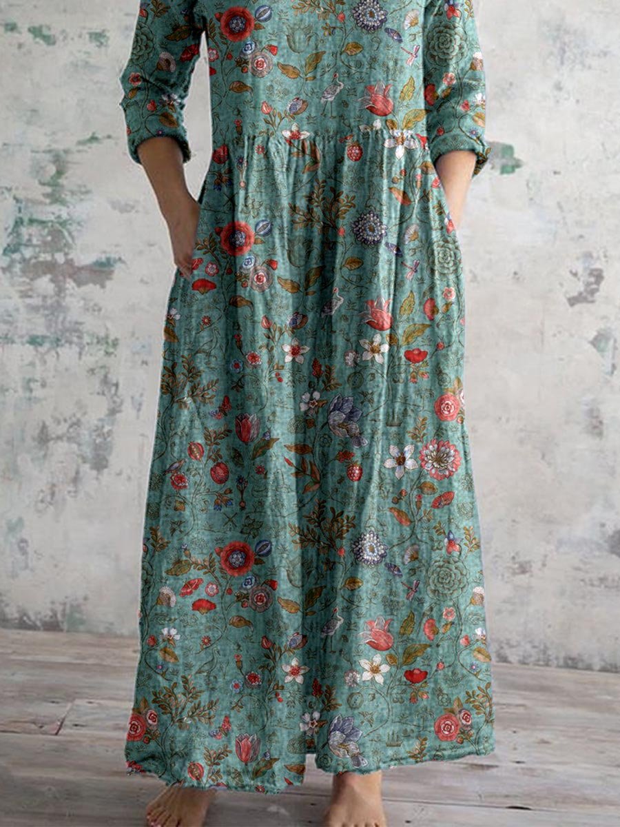Luftiges Sommerkleid für Damen – Leichter Stoff, Fließender Schnitt – Größe S–3XL – Perfekt für Sommer, Urlaub & Freizeit