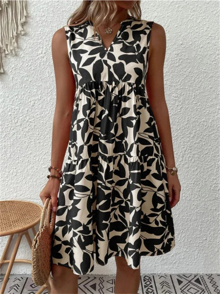 Damen Sommerkleid – A-Linien-Schnitt & Luftig – Leichtes Kleid für Strand, Freizeit & Alltag – Größe S–XL