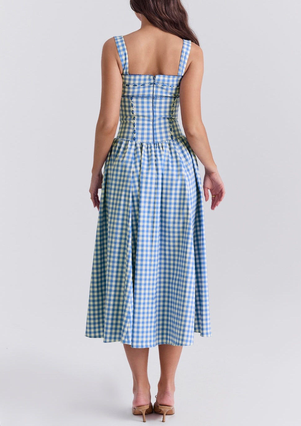 Ärmelloses Damen Sommerkleid – Leichtes Midi-Sundress für Alltag & Urlaub – Größe S–L – Luftig & Bequem