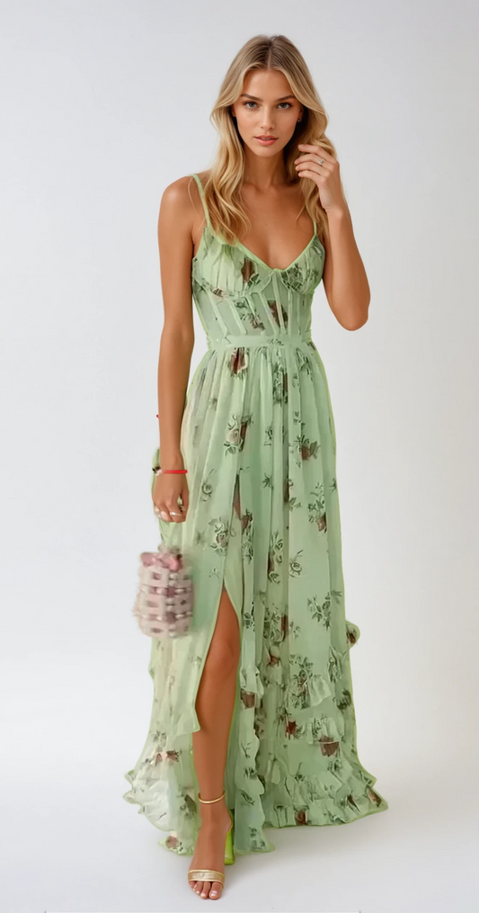 Elegantes Damenkleid für Zeitlosen Stil und Komfort – Fließender Stoff, – Größe S–XL – Ideal für Events, Abendgarderobe & Alltag