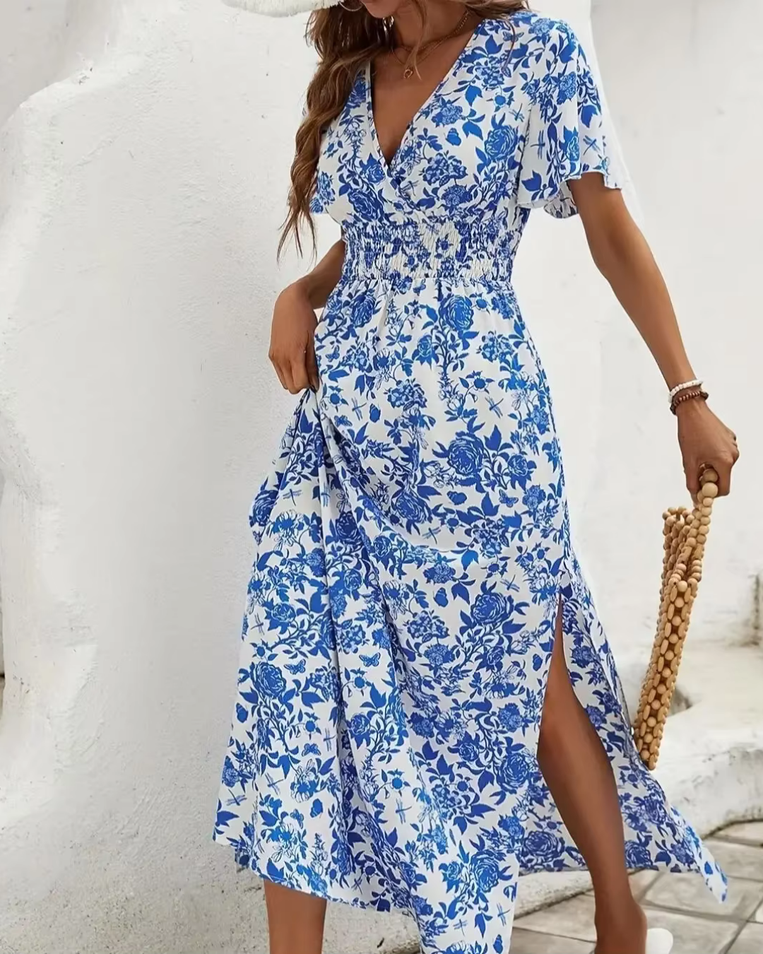 Chic & Lässiges Blumenmuster Kleid – Leichter Stoff, Perfekt für Sonnige Tage – Größe S–XL – Ideal für Sommer, Urlaub & Alltag