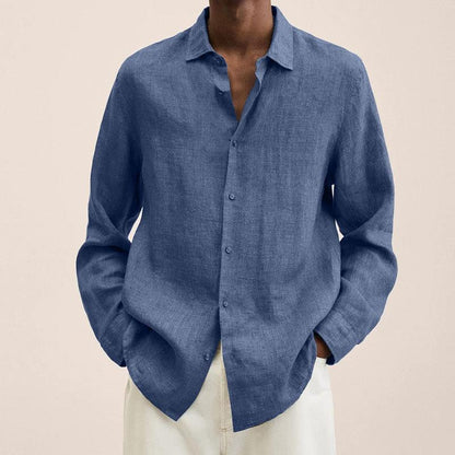 Elegantes Herren Leinenhemd – Luftig, Stilvoll & Atmungsaktiv – Ideal für Sommer, Büro & Urlaub – Größe S–XXL