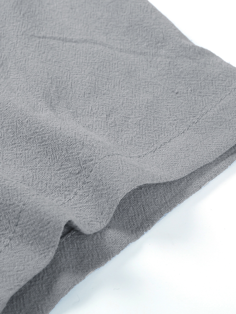 Herren Sommerhemd – Lässig, Atmungsaktiv, Leinen-Optik – Kurzarm, Verschiedene Farben – Größe S–XXL