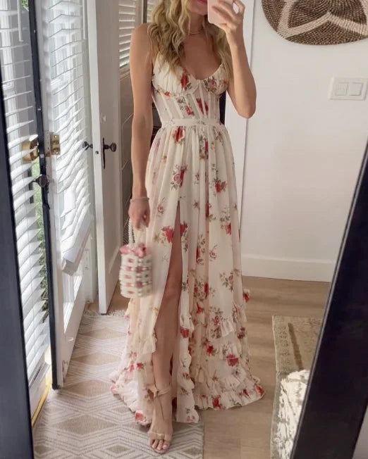 Elegantes Damenkleid für Zeitlosen Stil und Komfort – Fließender Stoff, – Größe S–XL – Ideal für Events, Abendgarderobe & Alltag