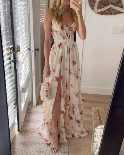 Elegantes Damenkleid für Zeitlosen Stil und Komfort – Fließender Stoff, – Größe S–XL – Ideal für Events, Abendgarderobe & Alltag