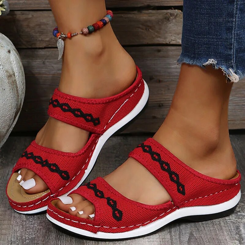 Damen Orthopädische Sandalen – Bequem, Fußfreundlich & Stilvoll – Echtleder, Rutschfest – Größe 36–43 – Ideal für Sommer & Alltag