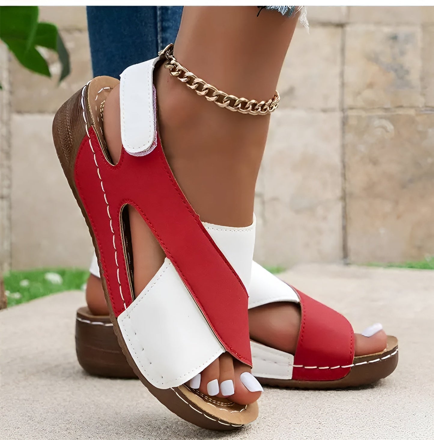 Orthopädische Damen-Sandalen – Bequeme Sommerschuhe mit Fußbett & Dämpfung – Stilvoll, rutschfest, atmungsaktiv – Größen 36–43
