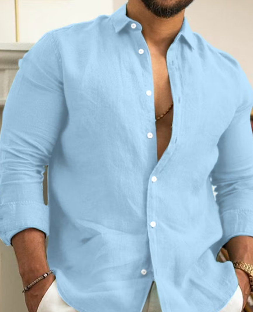 Elegantes Herren Sommerhemd – Leicht, Luftig & Stilvoll – Kurzarmhemd für Alltag, Büro & Events – Größe S–XXL