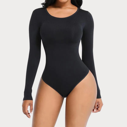 Longsleeve Bodysuit Shapewear – Nahtlose Kontrolle – Verschiedene Farben – Damen – Größe S-3XL