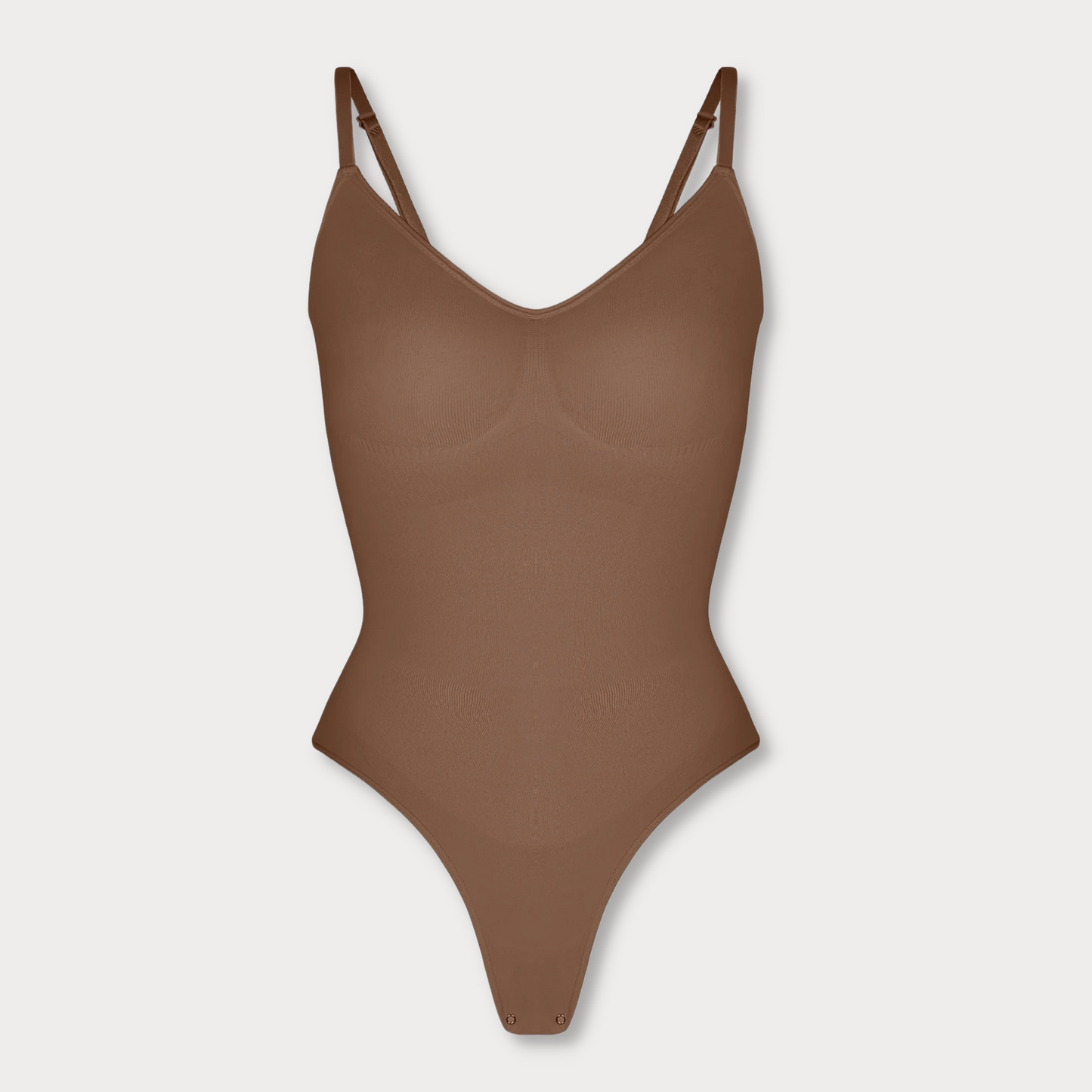 Shapewear Bodysuit – Schwarz/Beige/Braun – Damen – Größe XS-3XL