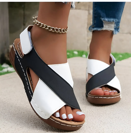 Orthopädische Damen-Sandalen – Bequeme Sommerschuhe mit Fußbett & Dämpfung – Stilvoll, rutschfest, atmungsaktiv – Größen 36–43