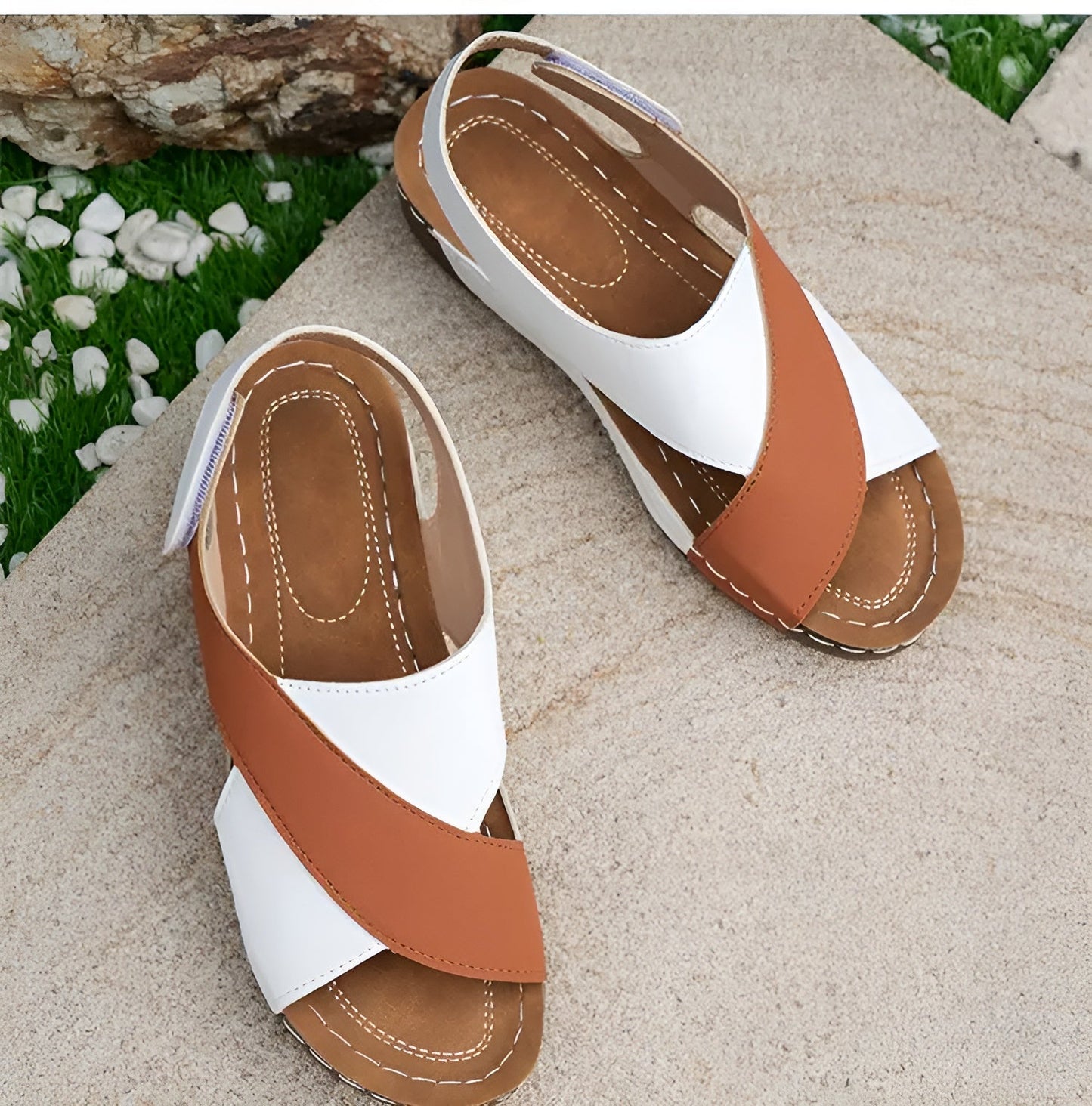 Orthopädische Damen-Sandalen – Bequeme Sommerschuhe mit Fußbett & Dämpfung – Stilvoll, rutschfest, atmungsaktiv – Größen 36–43