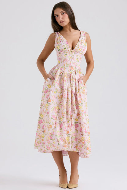Elegantes Sommerkleid Damen – Leicht, Luftig & Festlich – Ideal für Hochzeit & Urlaub