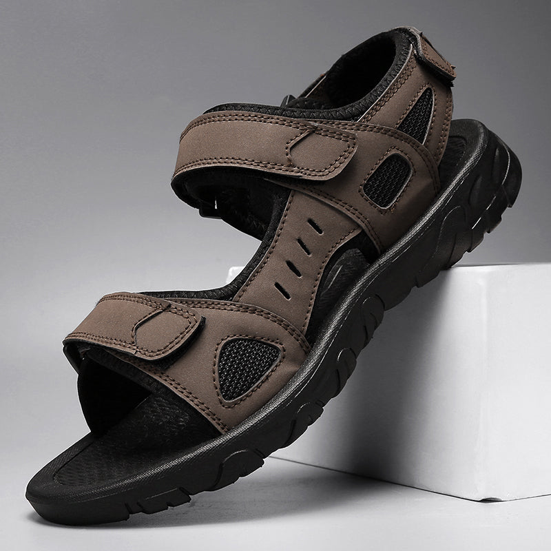Klassische Herren Sandalen – Stilvoll, Bequem & Rutschfest – Größe 40–47 – Ideal für Sommer, Freizeit & Urlaub