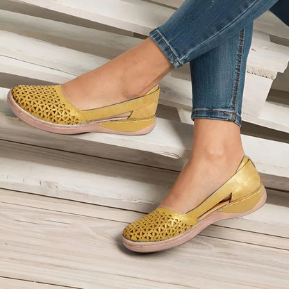 Bequeme orthopädische Damenschuhe – Alltagsschuhe mit Fußbett & Dämpfung – Leicht, Rutschfest, Größen 36–42