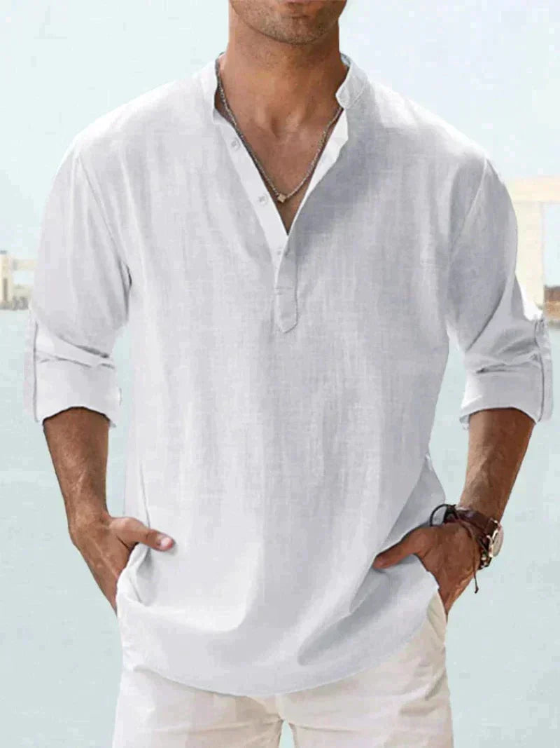 Herren Sommerhemd – Leichter Stoff, Modischer Schnitt – Größe S–5XL – Perfekt für Sommer, Urlaub & Freizeit