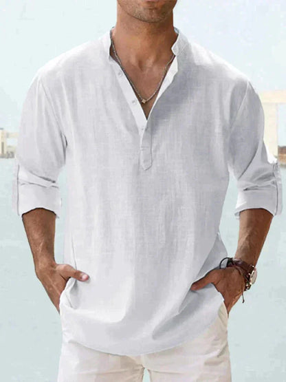 Herren Sommerhemd – Leichter Stoff, Modischer Schnitt – Größe S–5XL – Perfekt für Sommer, Urlaub & Freizeit