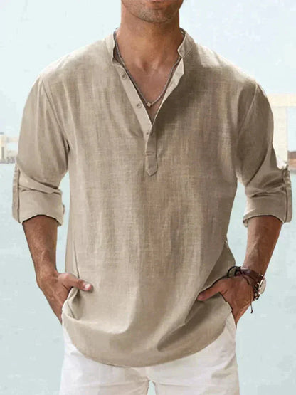 Herren Sommerhemd – Leichter Stoff, Modischer Schnitt – Größe S–5XL – Perfekt für Sommer, Urlaub & Freizeit
