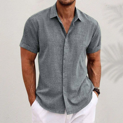 Sommer Hemd für Herren – Button-up Design, Leichter Stoff, Kurzarm – Größe S–XXL – Perfekt für Sommer, Freizeit & Urlaub