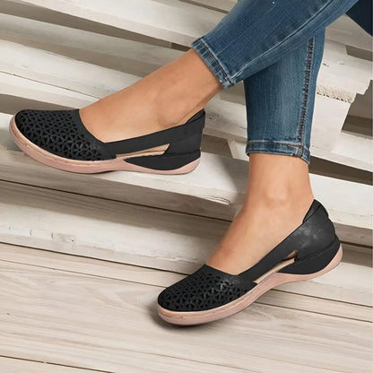 Bequeme orthopädische Damenschuhe – Alltagsschuhe mit Fußbett & Dämpfung – Leicht, Rutschfest, Größen 36–42
