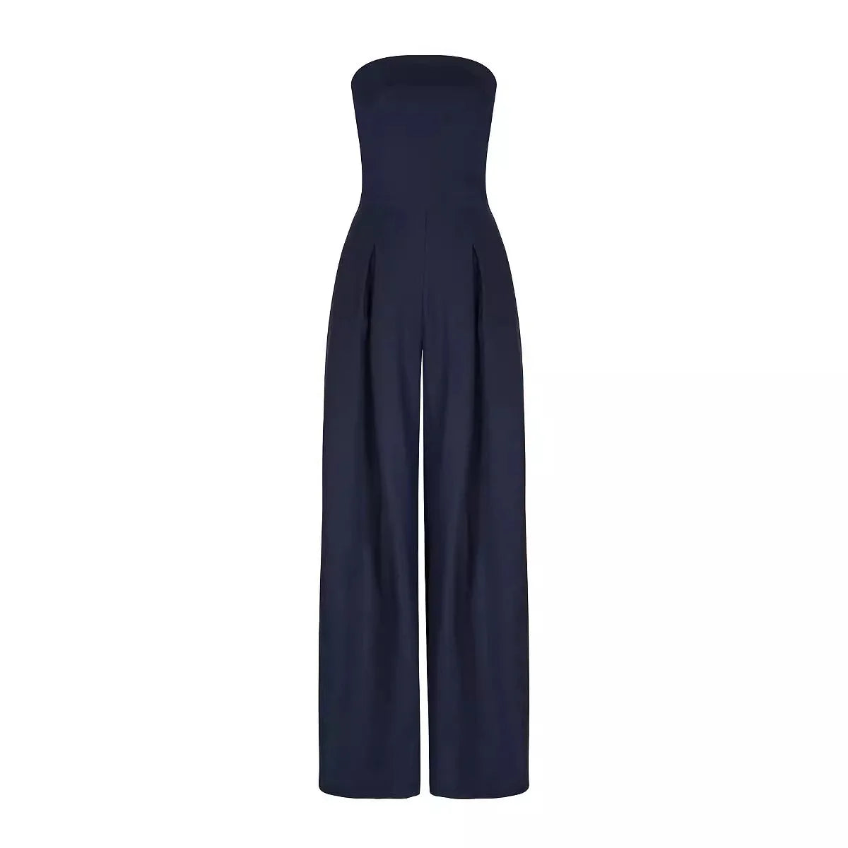 Schulterfreier Jumpsuit - Schwarz - Damen - Elegant - Größe M