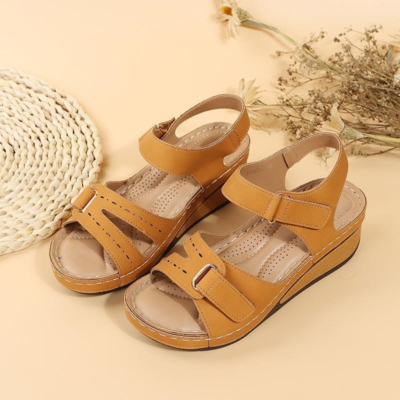 Orthopädische Damensandalen – Bequem, Ergonomisch, Rutschfest – Mit Fußbett & Dämpfung – Größen 36–42