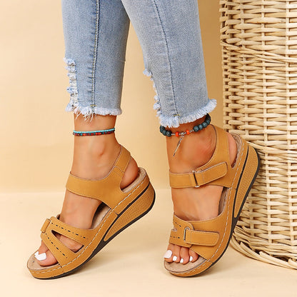 Orthopädische Damensandalen – Bequem, Ergonomisch, Rutschfest – Mit Fußbett & Dämpfung – Größen 36–42