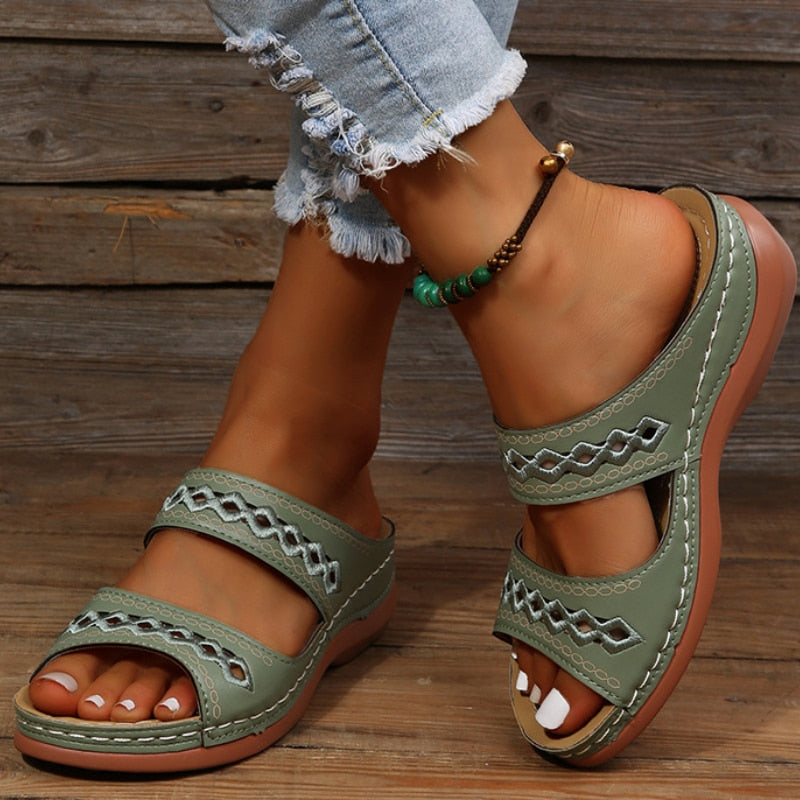 Orthopädische Damensandalen – Bequem, Fußgerecht & Stilvoll – Größe 36–43 – Ideal für Sommer, Alltag & lange Spaziergänge