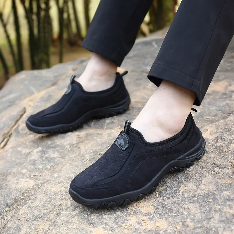 Komfortable Herren Wanderschuhe – Mit Fußgewölbestütze, Rutschfest & Atmungsaktiv – Größe 40–47 – Ideal für Trekking, Outdoor & Alltag