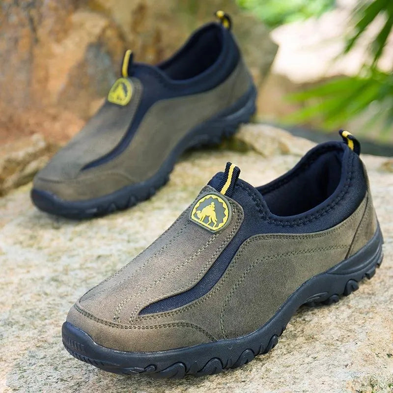 Komfortable Herren Wanderschuhe – Mit Fußgewölbestütze, Rutschfest & Atmungsaktiv – Größe 40–47 – Ideal für Trekking, Outdoor & Alltag