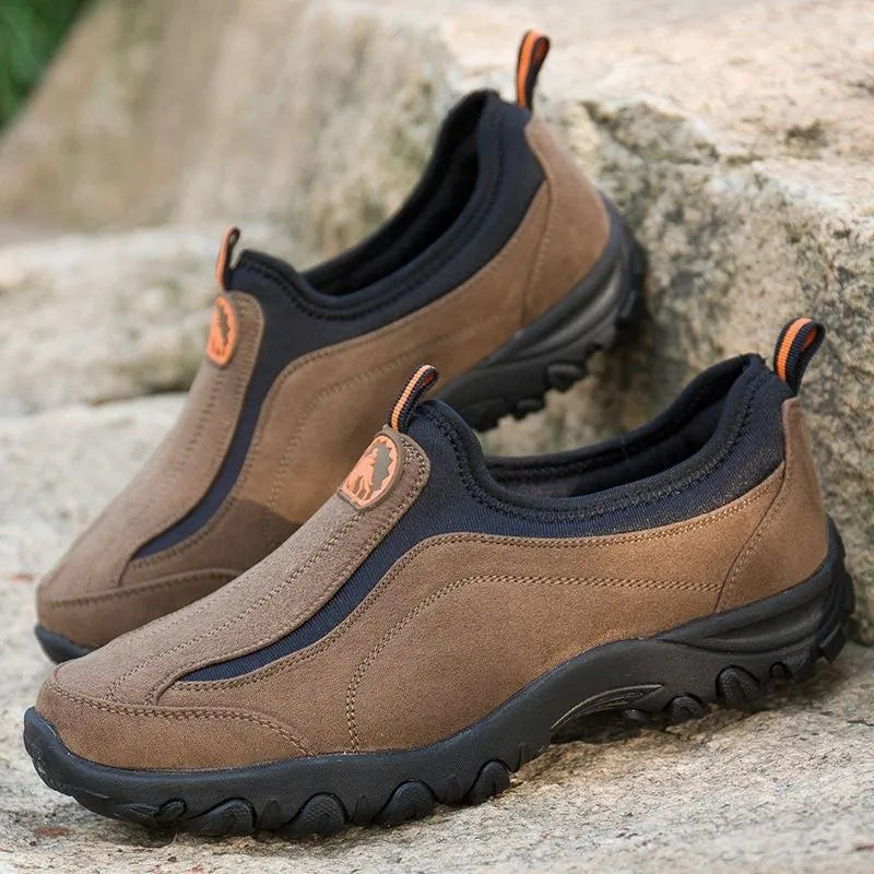 Komfortable Herren Wanderschuhe – Mit Fußgewölbestütze, Rutschfest & Atmungsaktiv – Größe 40–47 – Ideal für Trekking, Outdoor & Alltag