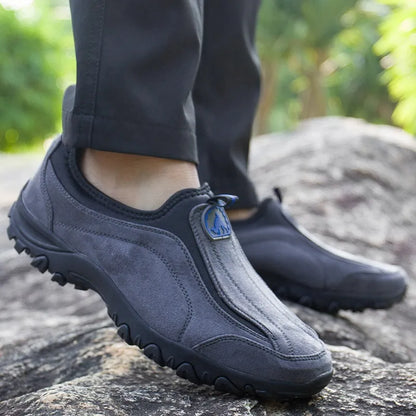 Komfortable Herren Wanderschuhe – Mit Fußgewölbestütze, Rutschfest & Atmungsaktiv – Größe 40–47 – Ideal für Trekking, Outdoor & Alltag