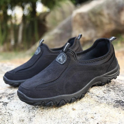 Komfortable Herren Wanderschuhe – Mit Fußgewölbestütze, Rutschfest & Atmungsaktiv – Größe 40–47 – Ideal für Trekking, Outdoor & Alltag