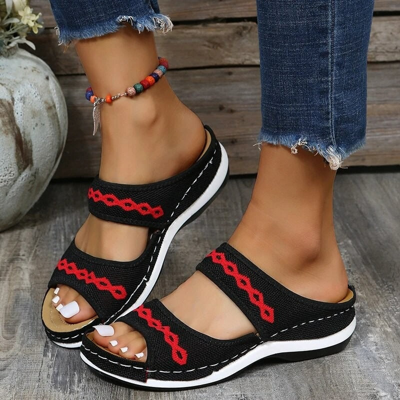 Damen Orthopädische Sandalen – Bequem, Fußfreundlich & Stilvoll – Echtleder, Rutschfest – Größe 36–43 – Ideal für Sommer & Alltag