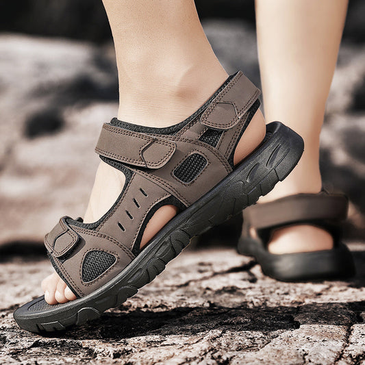 Klassische Herren Sandalen – Stilvoll, Bequem & Rutschfest – Größe 40–47 – Ideal für Sommer, Freizeit & Urlaub