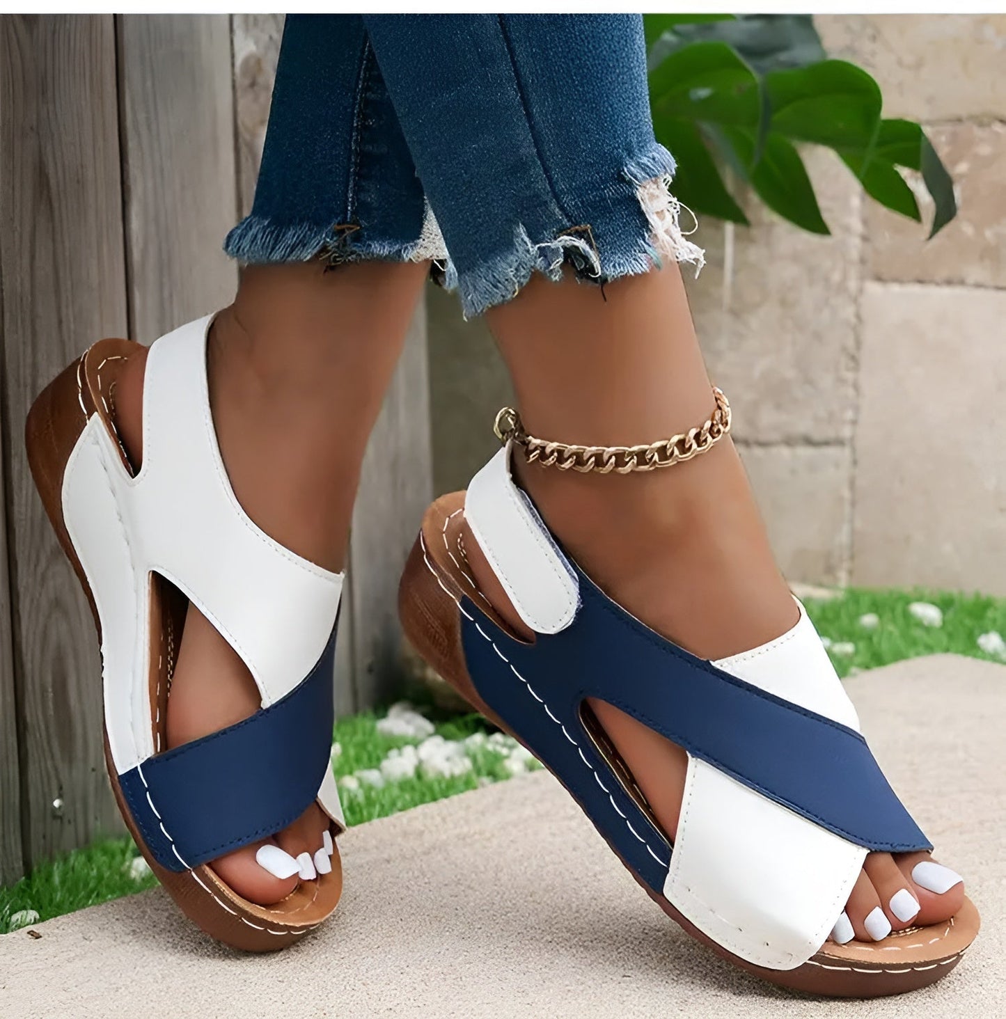 Orthopädische Damen-Sandalen – Bequeme Sommerschuhe mit Fußbett & Dämpfung – Stilvoll, rutschfest, atmungsaktiv – Größen 36–43